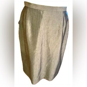 Preview Collection pencil skirt silver/black/gray Career wear size 12